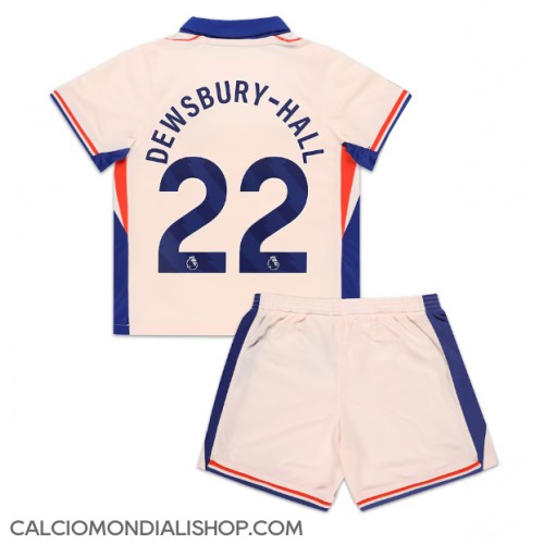 Maglie da calcio Chelsea Kiernan Dewsbury-Hall #22 Seconda Maglia Bambino 2024-25 Manica Corta (+ Pantaloni corti)